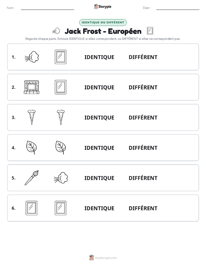 Identique ou Différent