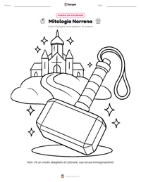 Anteprima della scheda stampabile di Mitologia Norrena