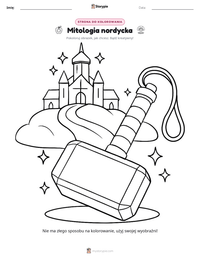 Podgląd drukowalnego arkusza ćwiczeń Mitologia nordycka