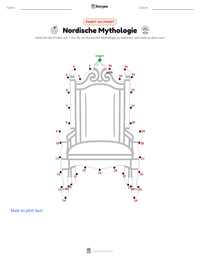 Nordische Mythologie druckbare Arbeitsblatt Vorschau