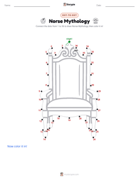 Norse Mythology printable worksheet preview