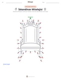 İskandinav Mitolojisi yazdırılabilir çalışma sayfası önizlemesi
