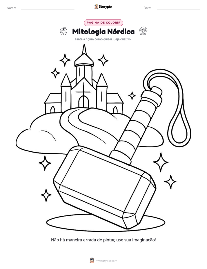 Página para colorir