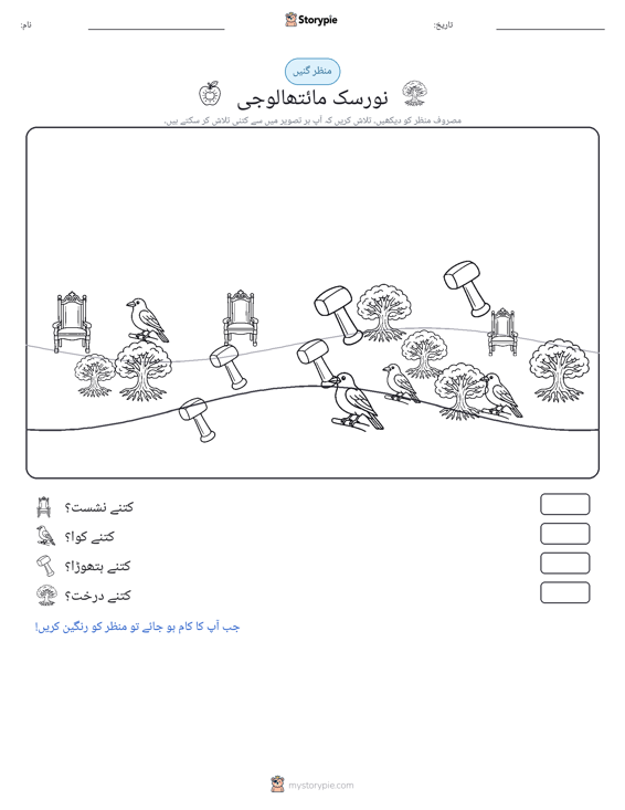 گنتی کا منظر