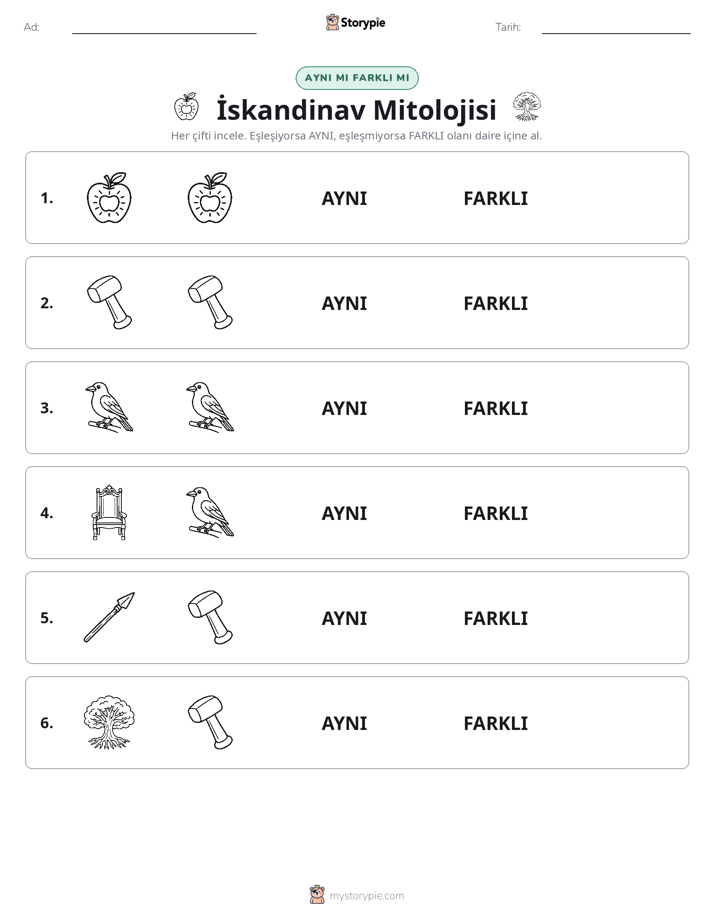 Aynı mı Farklı mı