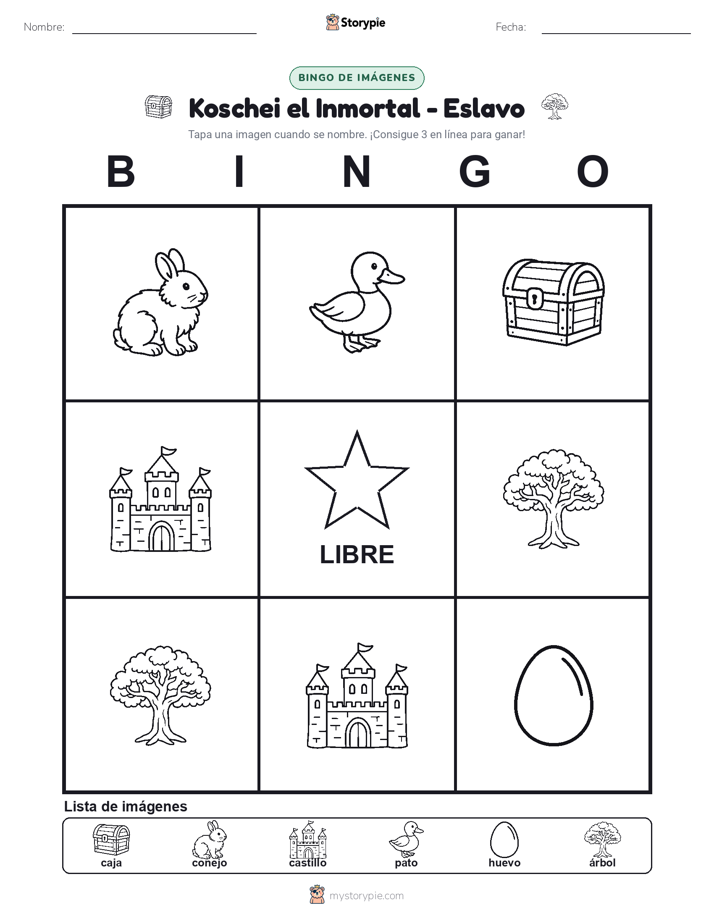 Bingo de Imágenes