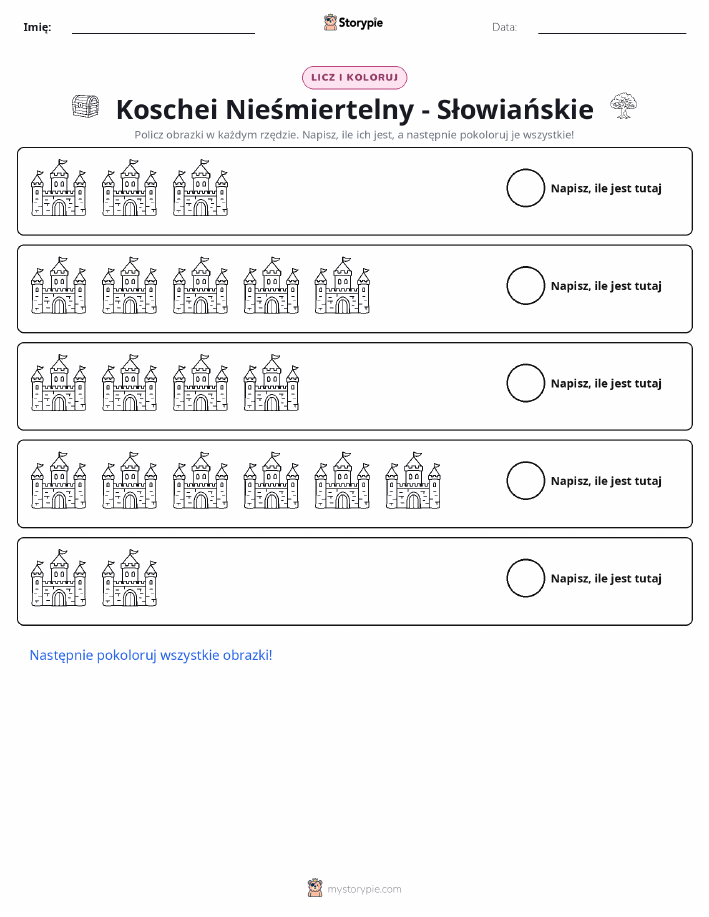 Liczenie i Kolorowanie