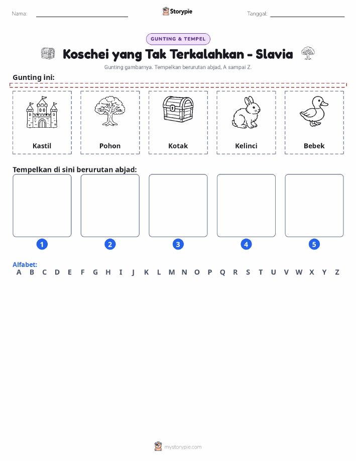 Potong & Tempel Huruf