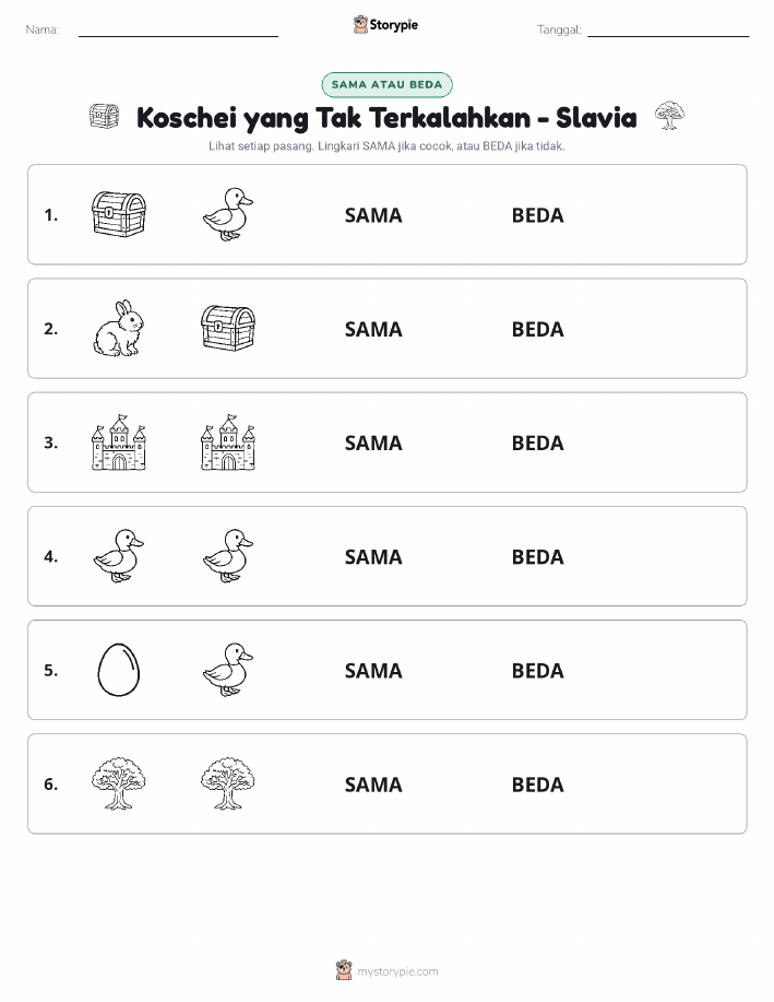 Sama atau Berbeda