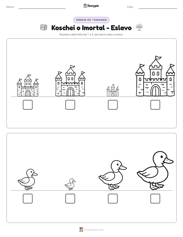 Ordem de Tamanho