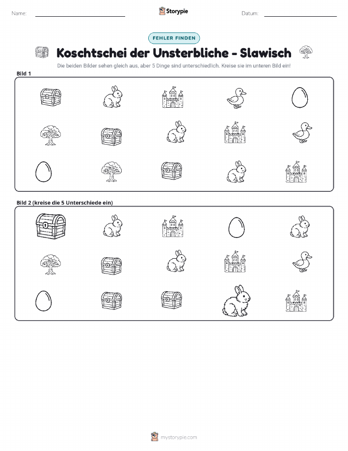 Finde den Unterschied