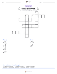 Ivan Tsarevich printable worksheet preview