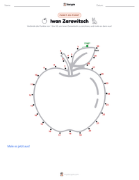 Iwan Zarewitsch druckbare Arbeitsblatt Vorschau