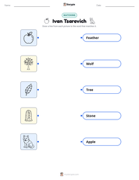 Ivan Tsarevich printable worksheet preview