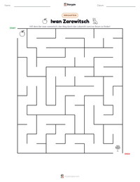 Iwan Zarewitsch druckbare Arbeitsblatt Vorschau