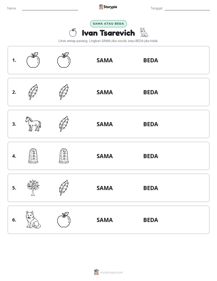 Sama atau Berbeda