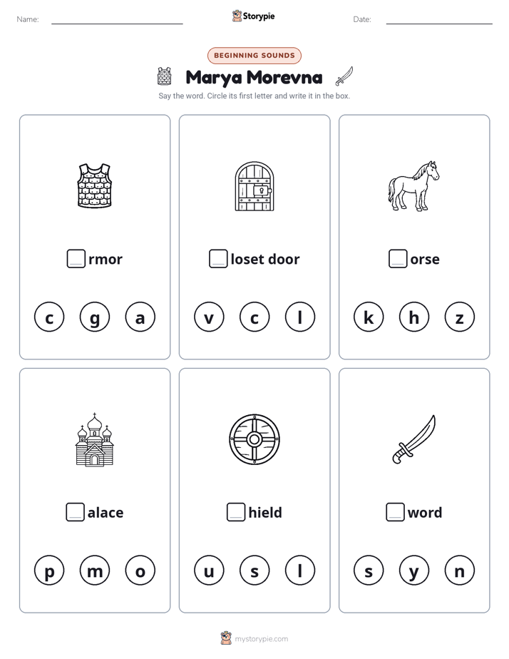 Beginning Sounds