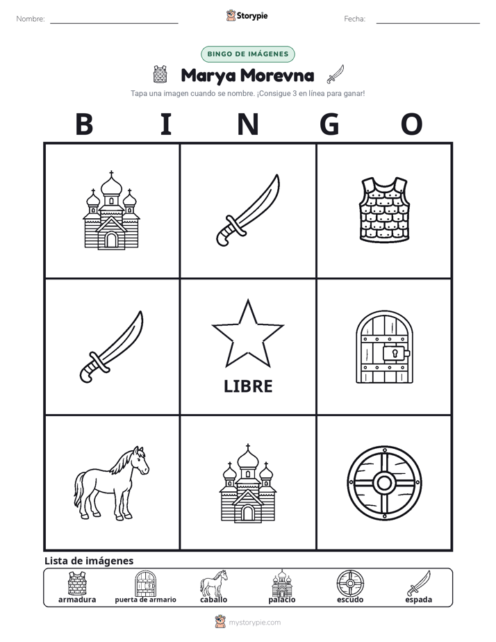 Bingo de Imágenes