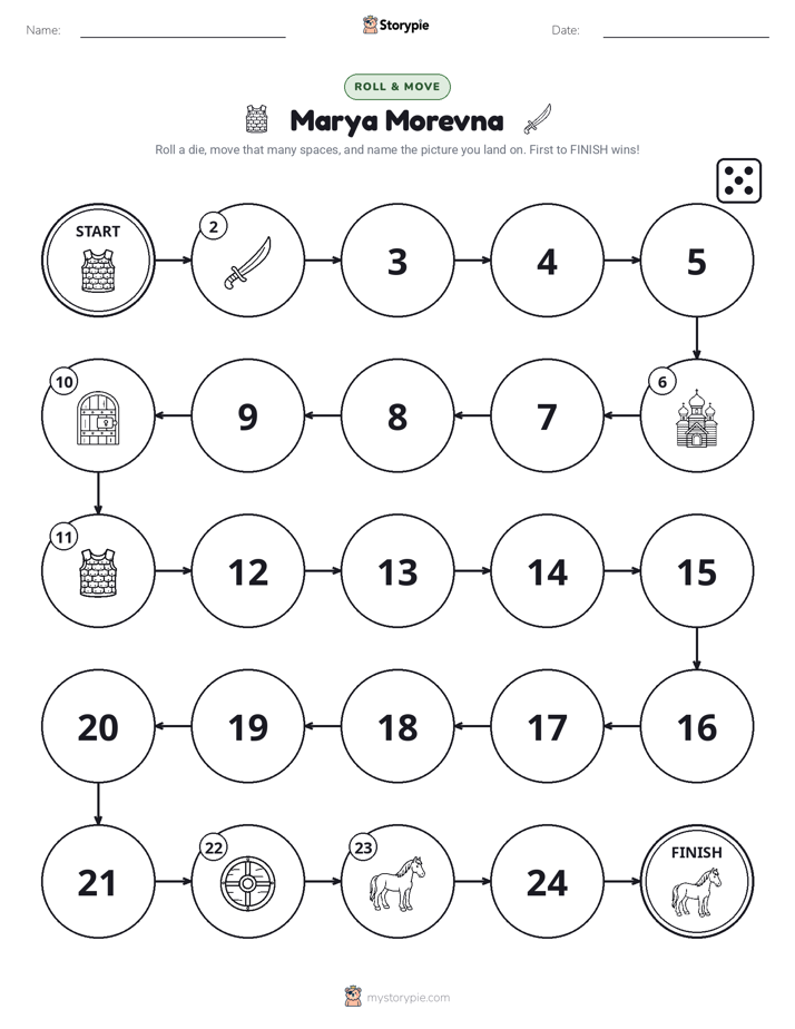 Roll & Move Game
