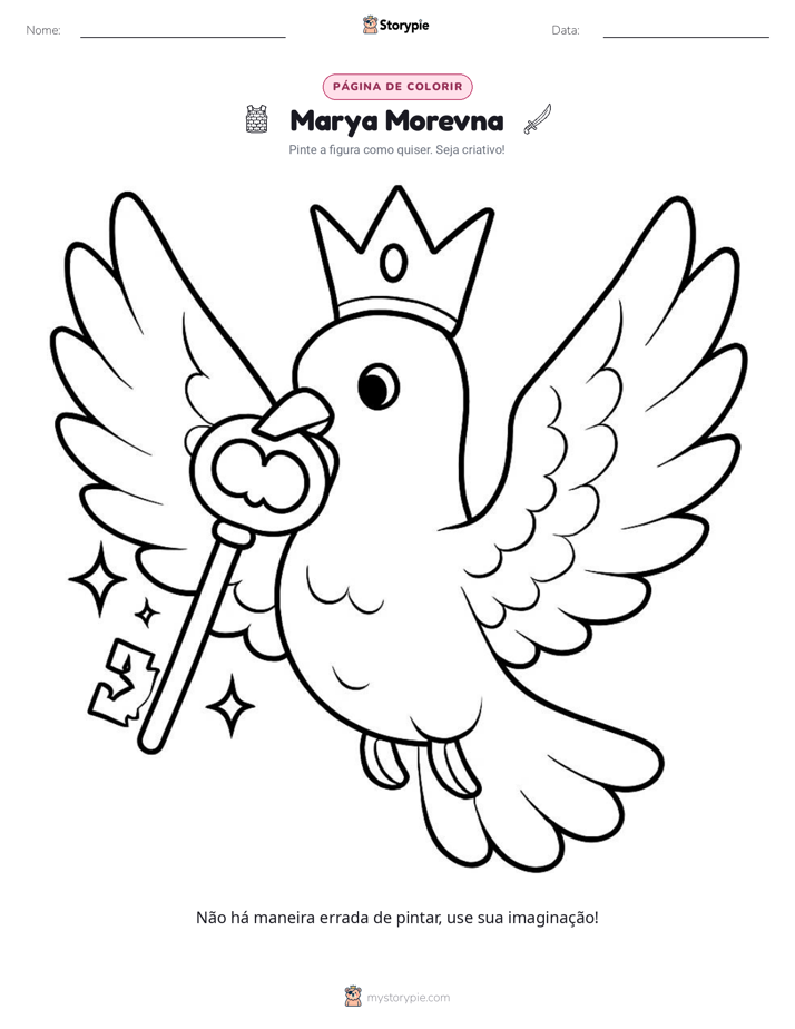 Página para colorir