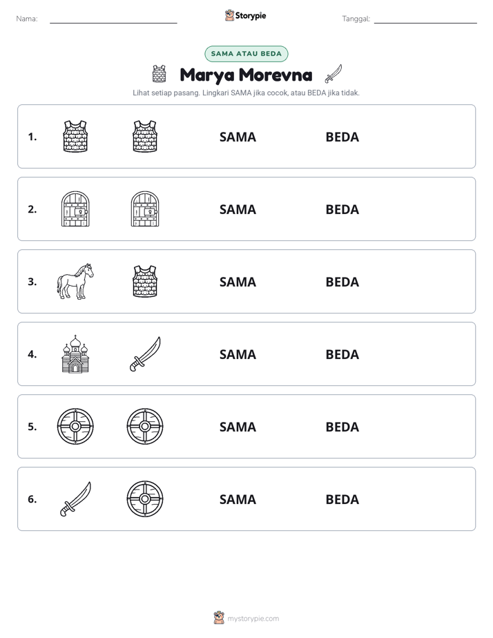 Sama atau Berbeda