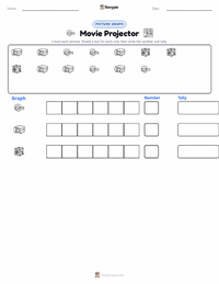 Movie Projector printable worksheet preview