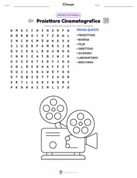 Anteprima della scheda stampabile di Proiettore cinematografico