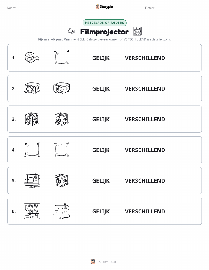 Zelfde of Verschillend