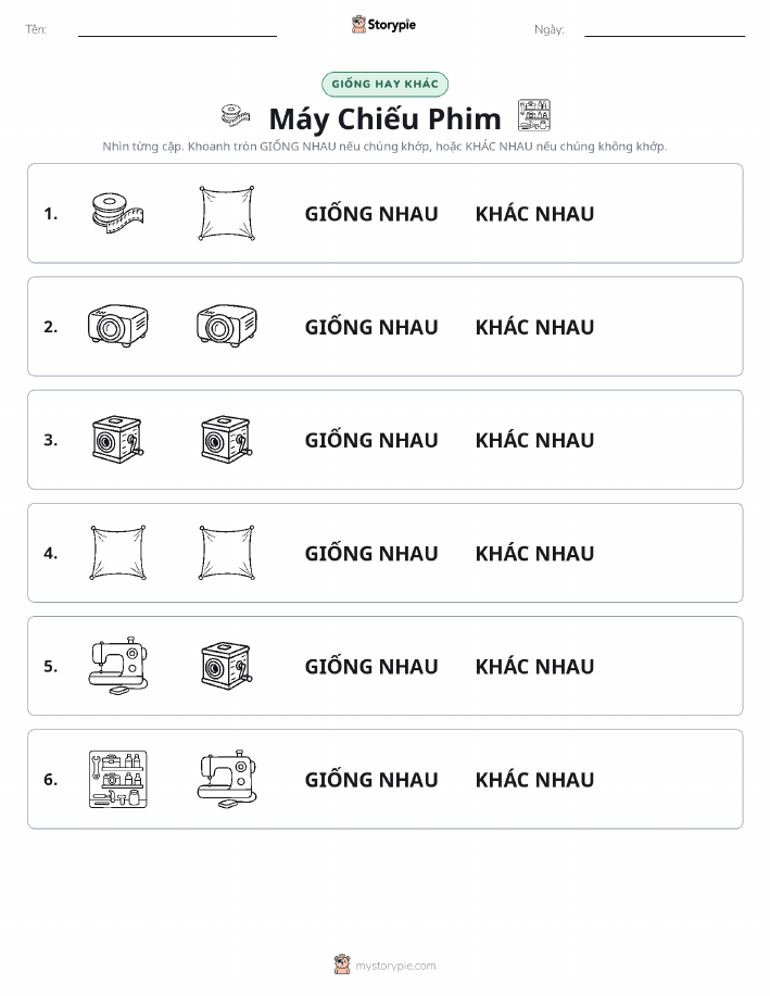 Giống Hay Khác