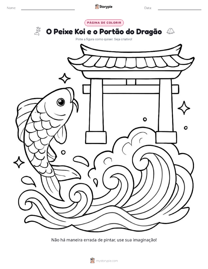 Página para colorir