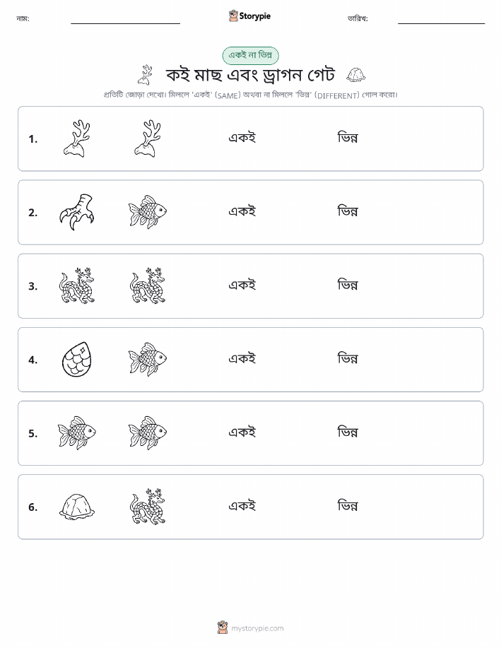 একই বা ভিন্ন