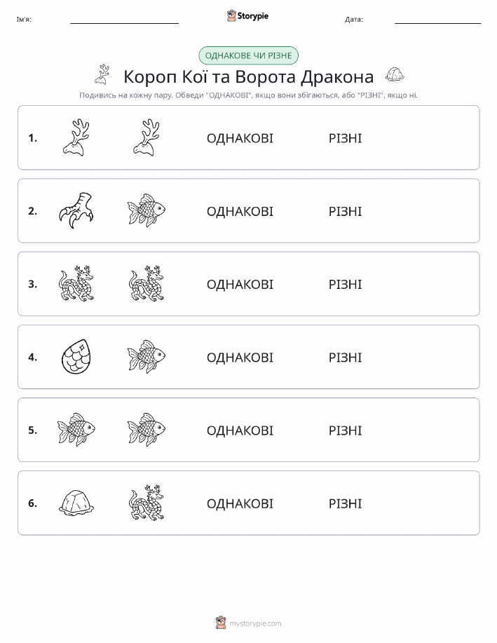 Однакові чи різні