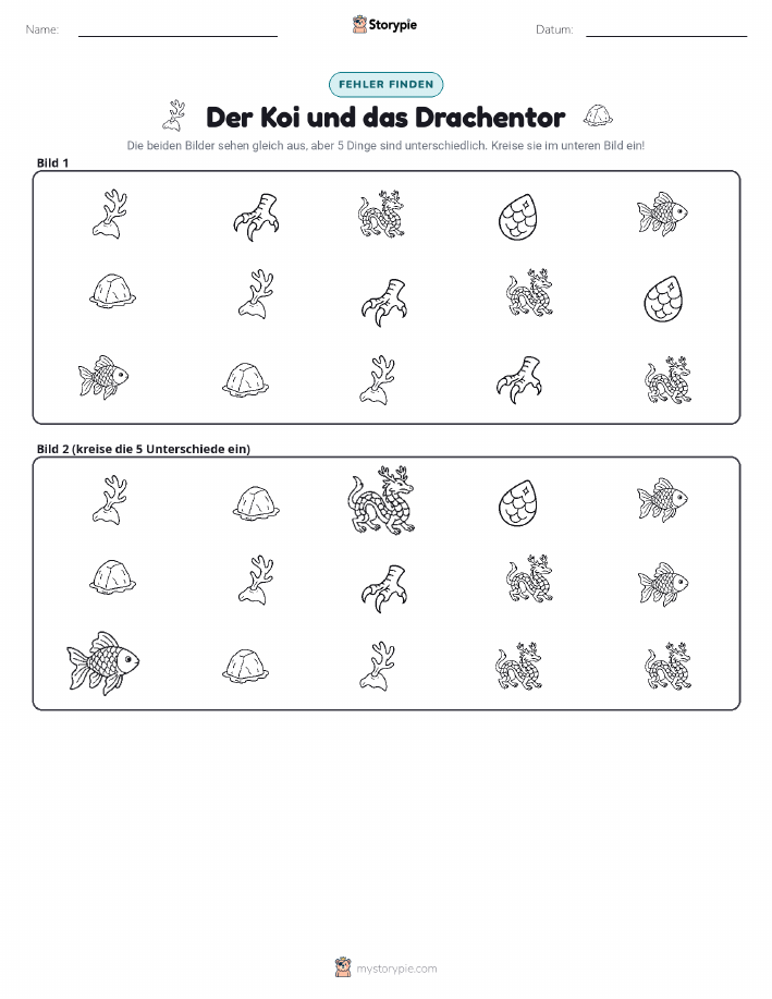 Finde den Unterschied