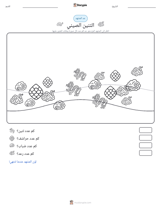 مشهد العد