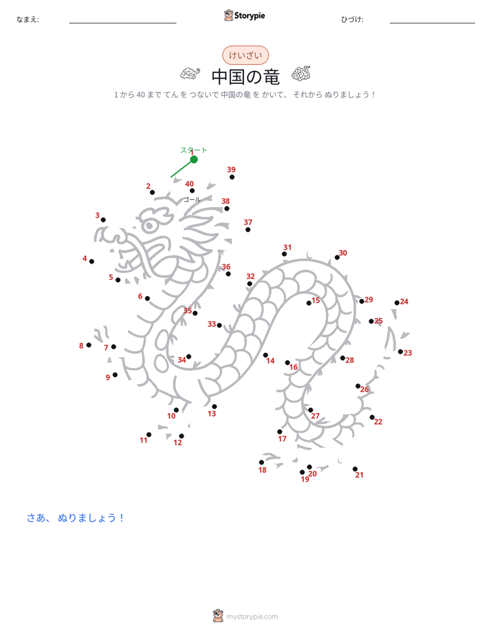 点つなぎ