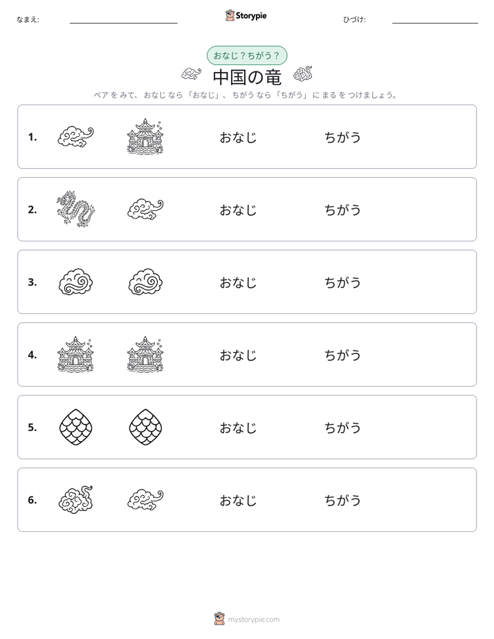 同じか違うか