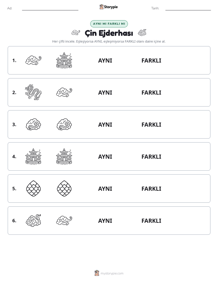 Aynı mı Farklı mı