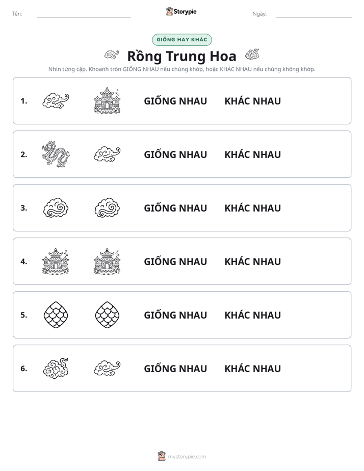 Giống Hay Khác