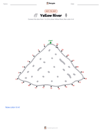 Yellow River printable worksheet preview