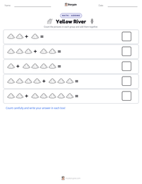 Yellow River printable worksheet preview