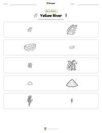 Yellow River printable worksheet preview
