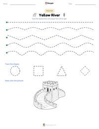 Yellow River printable worksheet preview