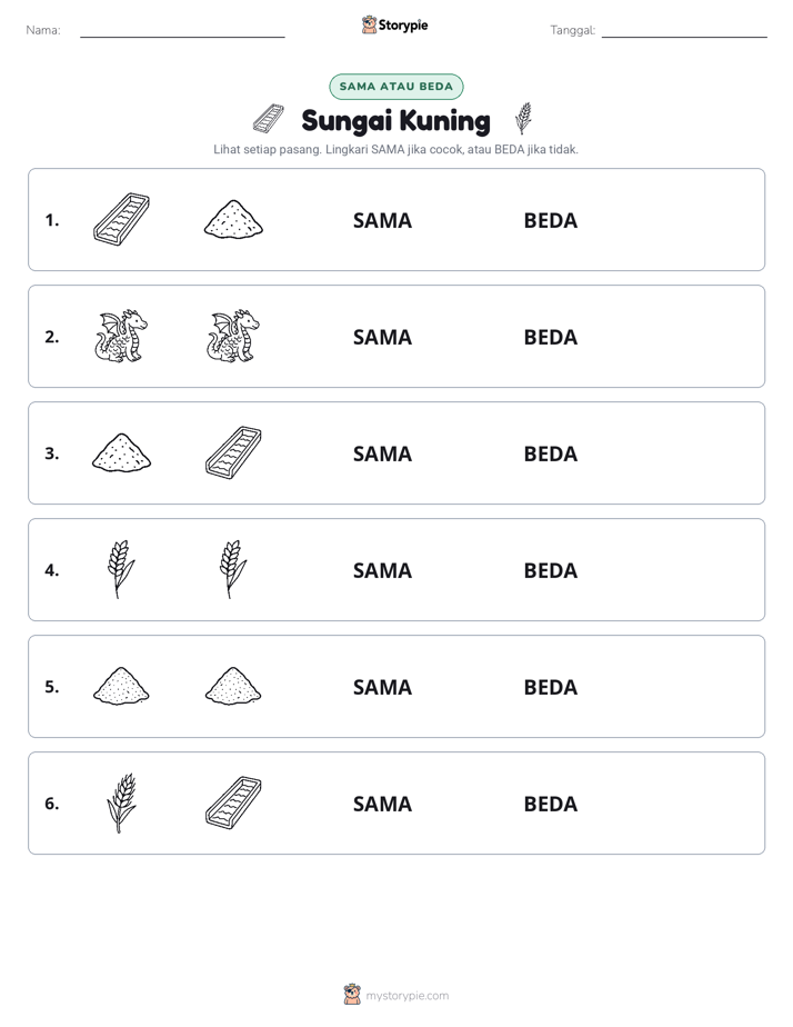 Sama atau Berbeda