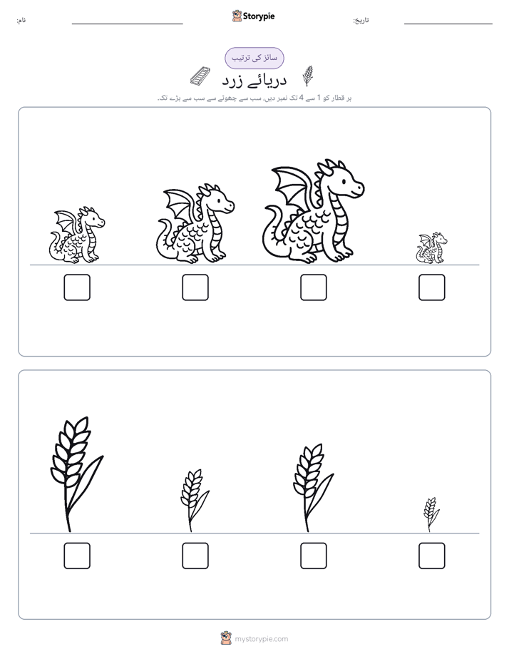 سائز کی ترتیب