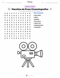 Anteprima della scheda stampabile di Cinepresa