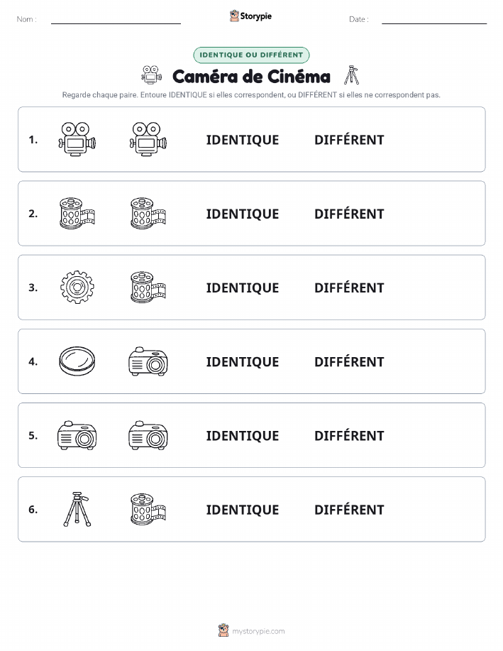 Identique ou Différent