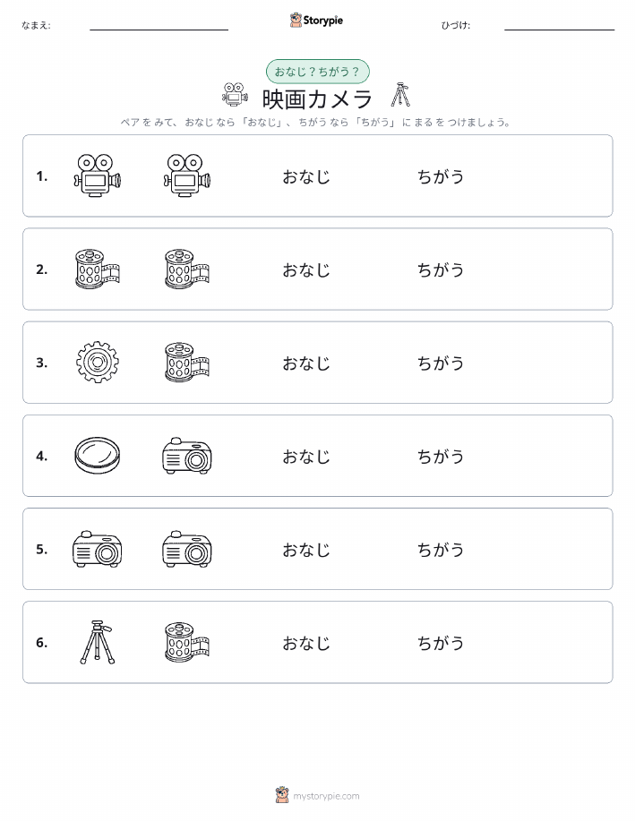 同じか違うか