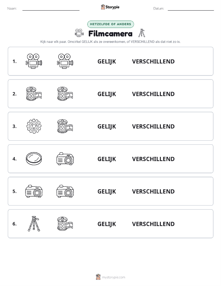 Zelfde of Verschillend