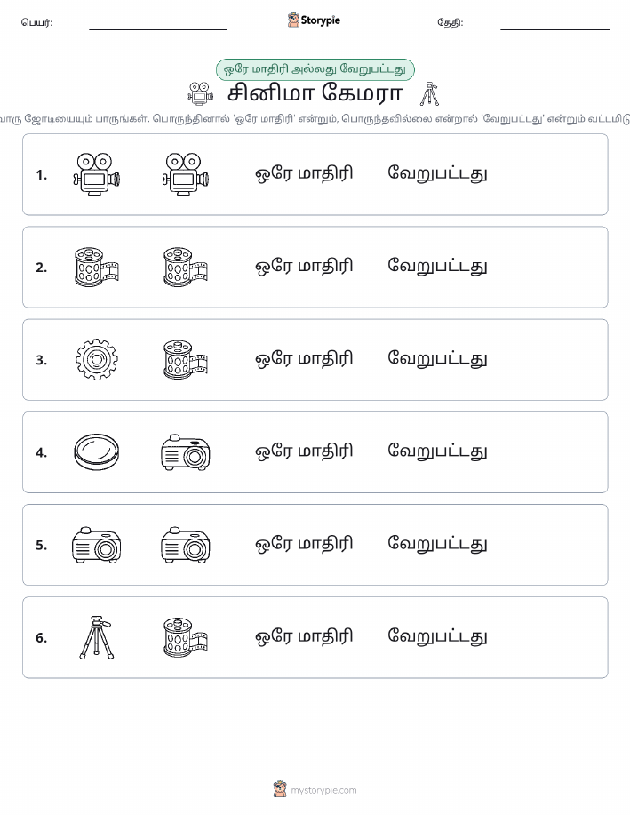 அதே அல்லது மாறுபட்டது