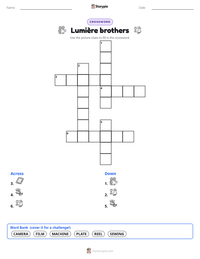 Lumière brothers printable worksheet preview